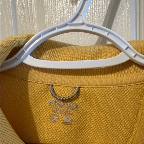 Columbia Men's Mustard Polo Shirt - Picture 3 of 6